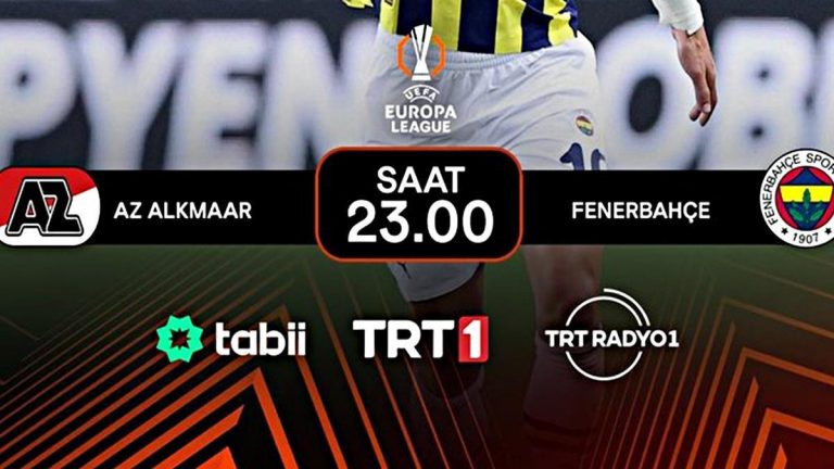 AZ ALKMAAR FENERBAHÇE MAÇINI CANLI İZLE – TRT1 canlı yayını (Tabii ki TRT1’i izleyin)