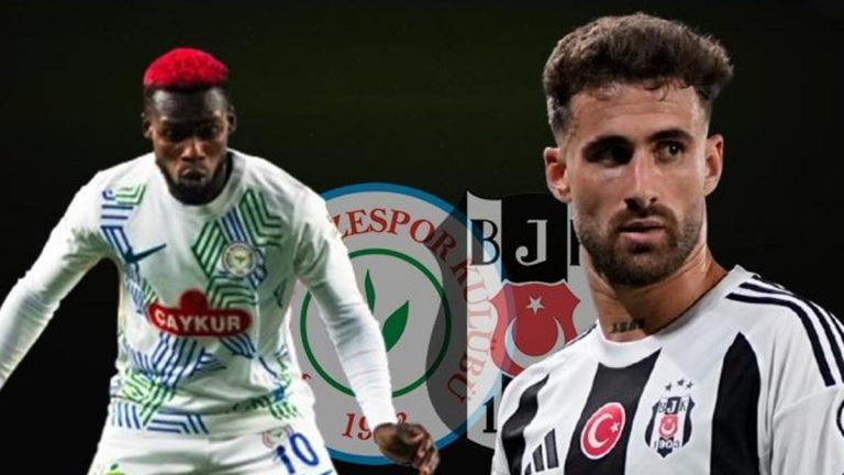 Mola bitti! Beşiktaş, Çaykur Rizespor karşısında