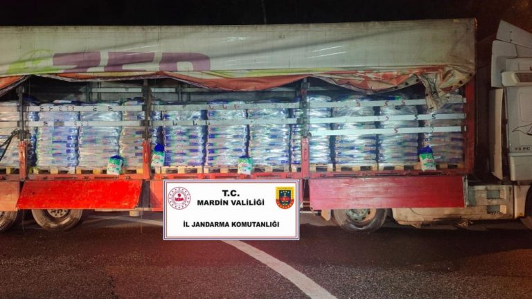 Mardin’de 25,5 ton sahte toz deterjanı ele geçirildi