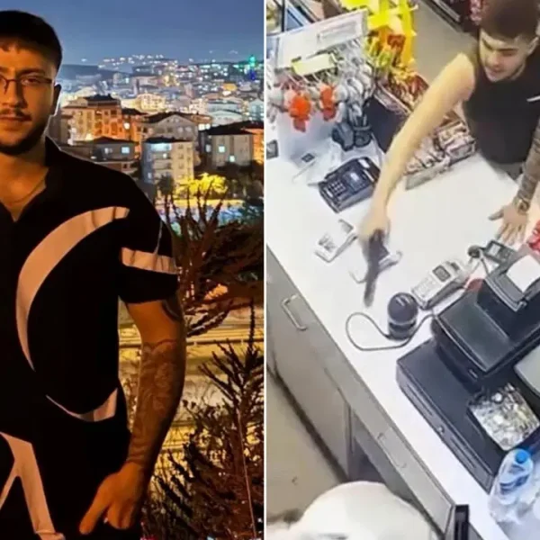 ‘Kız yüzünden’ cinayet anı görüntüleri yayınlandı